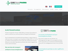 Tablet Screenshot of eurotranspharma.com